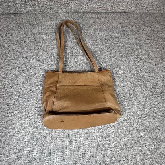 Frankie & Johnnie Brown Leather Shoulder Bag Purse - Picture 3 of 10